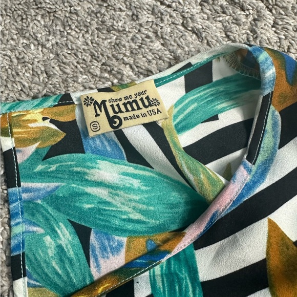 Show Me Your Mumu Birds of Paradise Jocelyn Maxi Dress Small tropical vacation - Picture 7 of 12